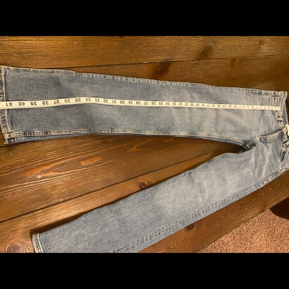 Zara NWT  Hi Rise split skinny denim jean size 6 - Picture 8 of 9